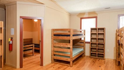 bunkbeds and bookcase