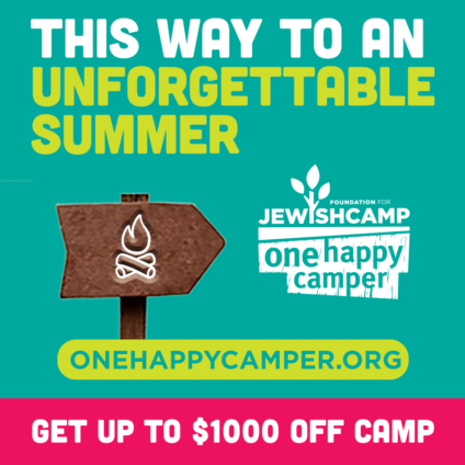 This way to an unforgettable Summer. Get up to $1000 off camp. Onehappycamper.org