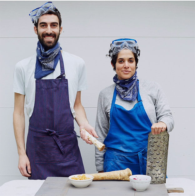 Liz Alpern and Jeffrey Yoskowit, two chefs working to reimagine Jewish food culture.