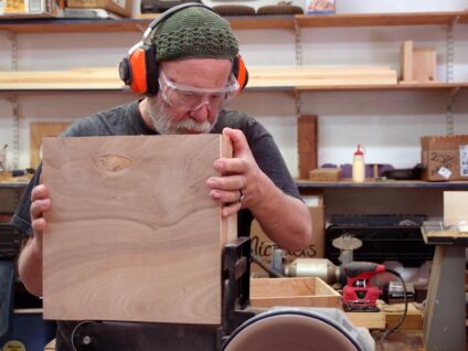 Paul in the woodshop