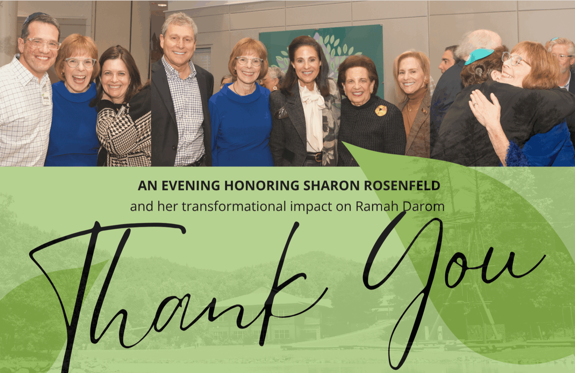 Sharon Rosenfeld Honoring Sharon Rosenfeld - Ramah Darom